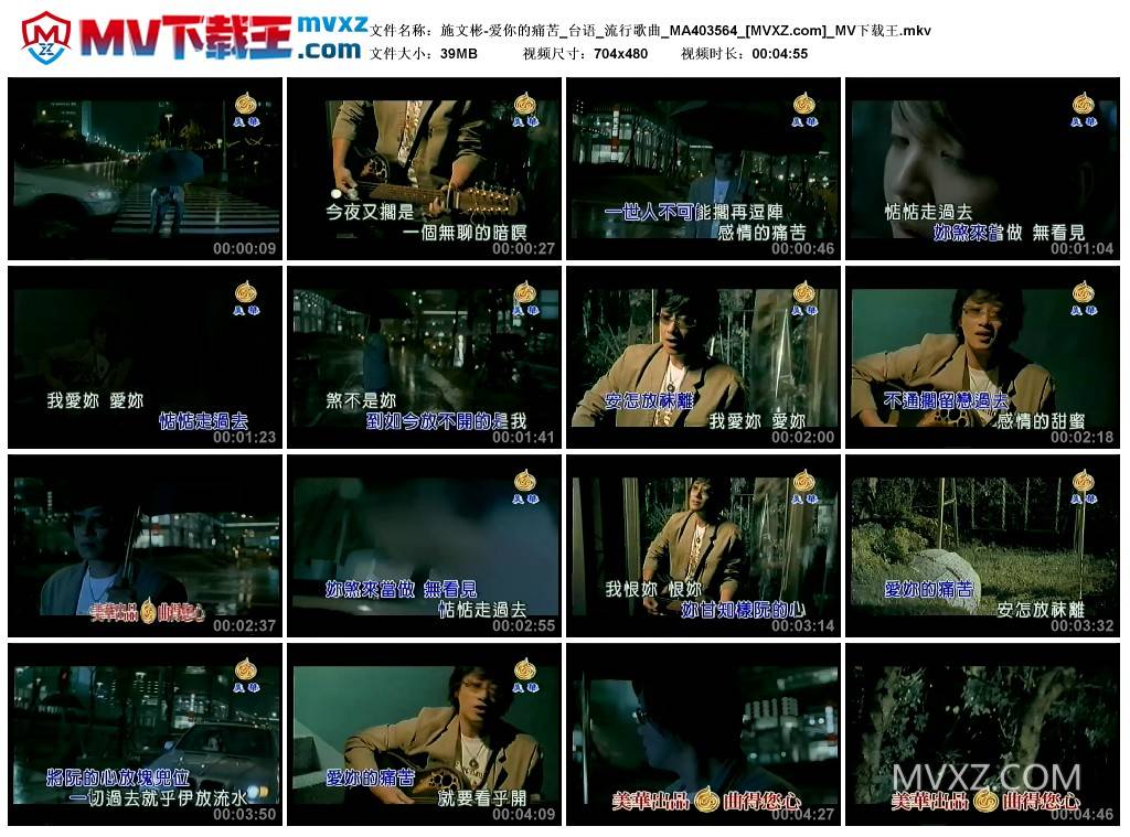 施文彬-爱你的痛苦_台语_流行歌曲_MA403564